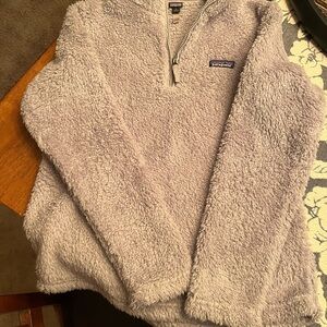 Patagonia Plush Half-Zip Fleece Pullover - Gray
